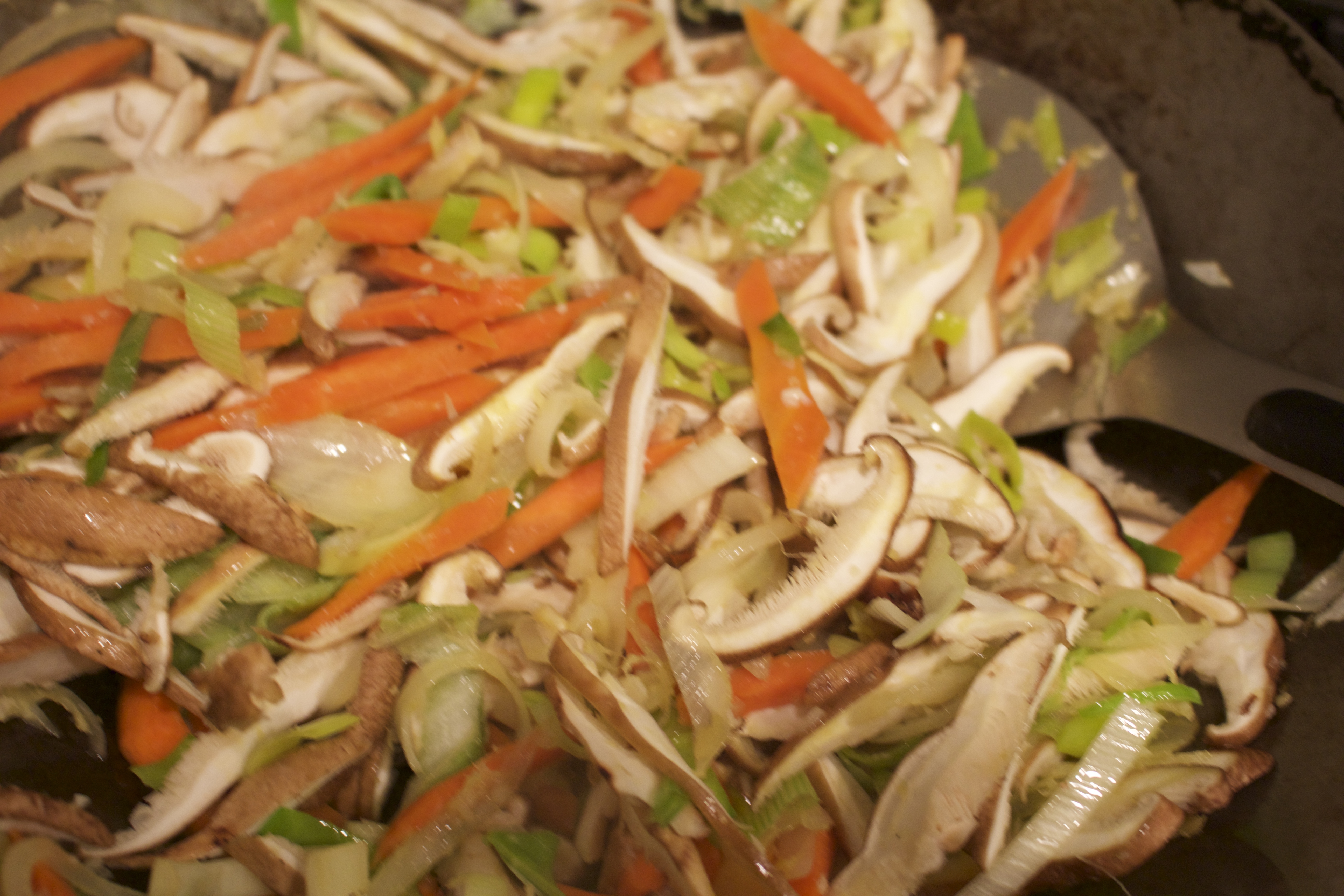 Miso-Glazed Shiitake & Bok Choy Stir-Fry