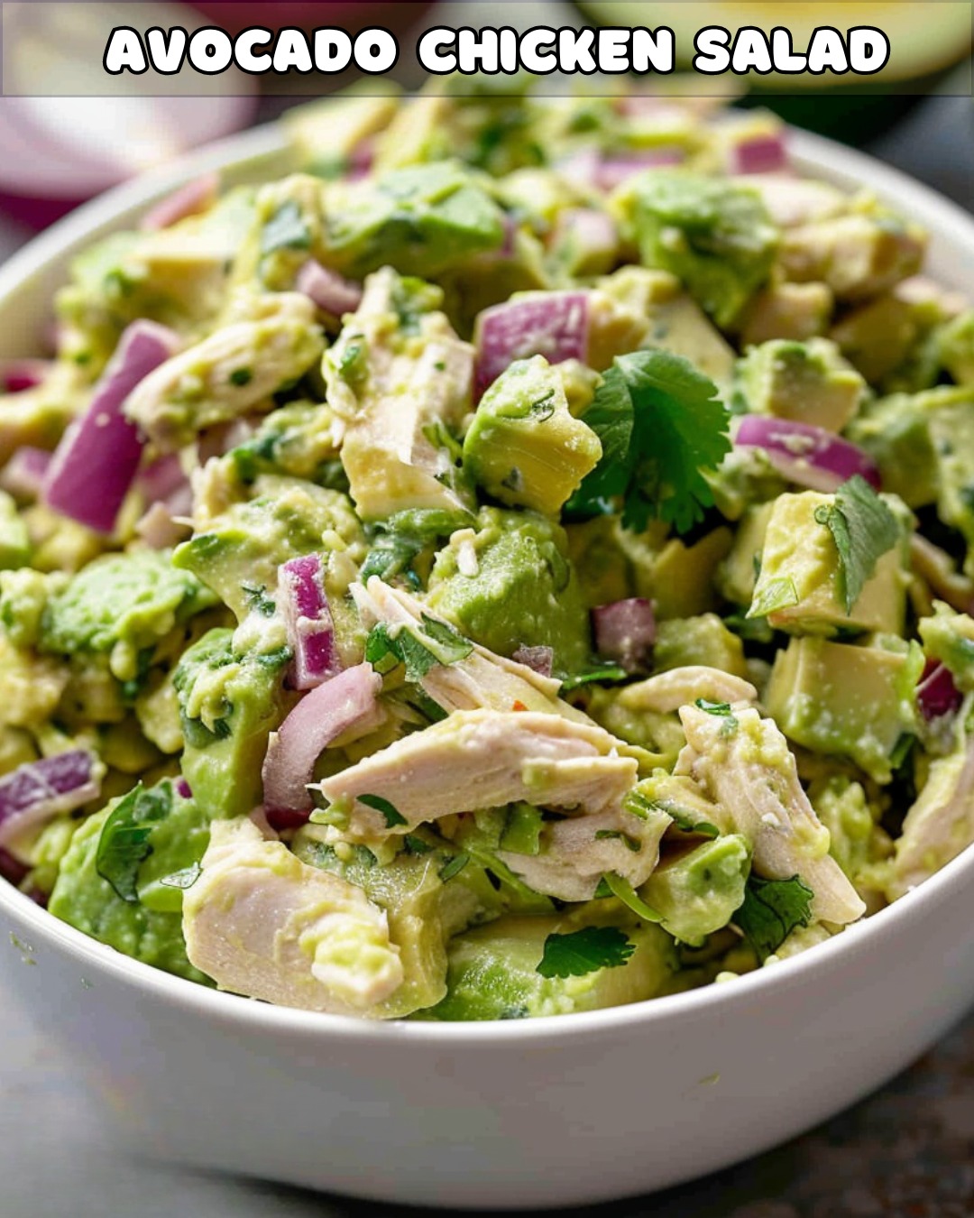 Herb-Roasted Chicken Salad with Creamy Avocado Dressing