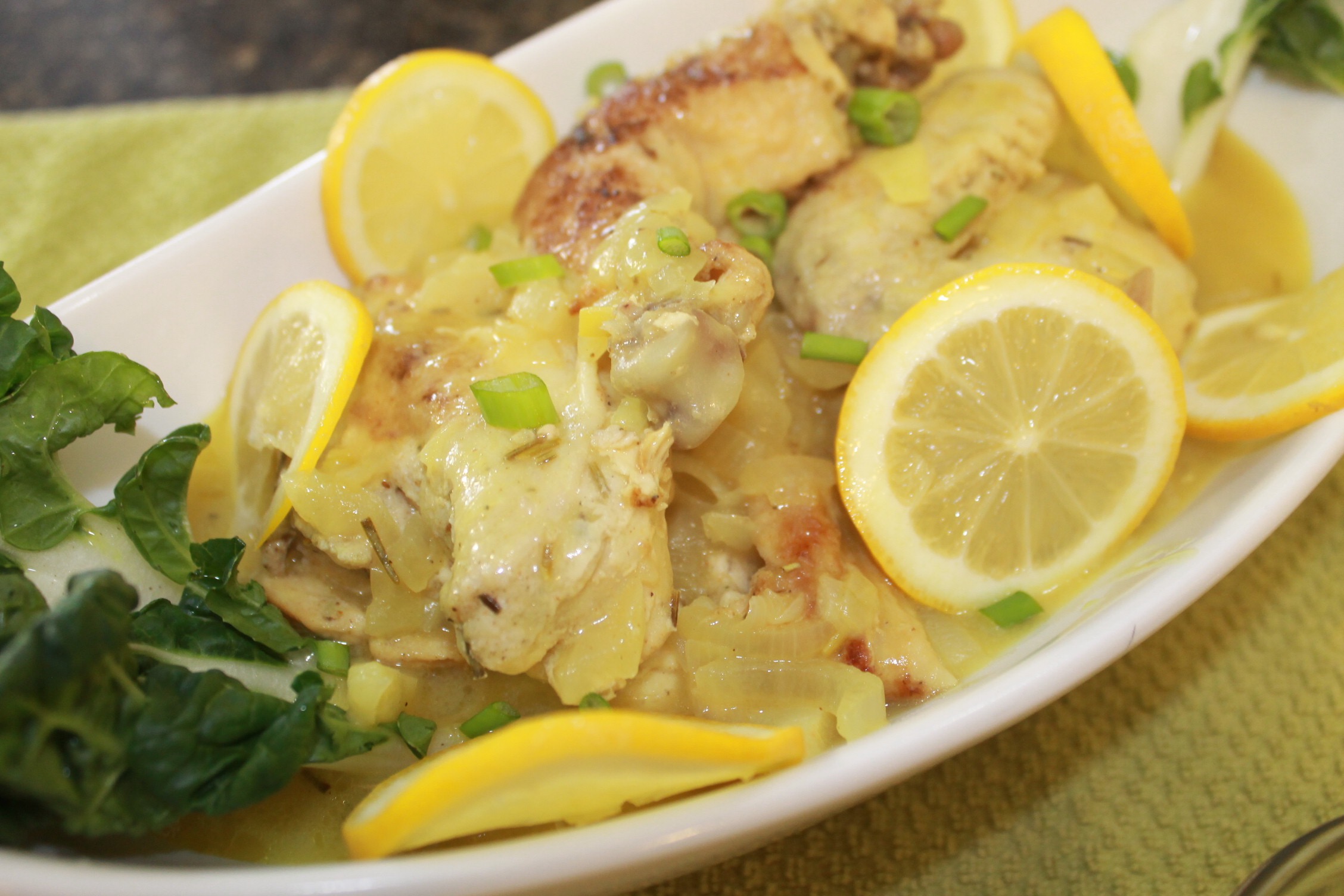 Lemon-Herb One-Pot Chicken with Cherry Tomatoes