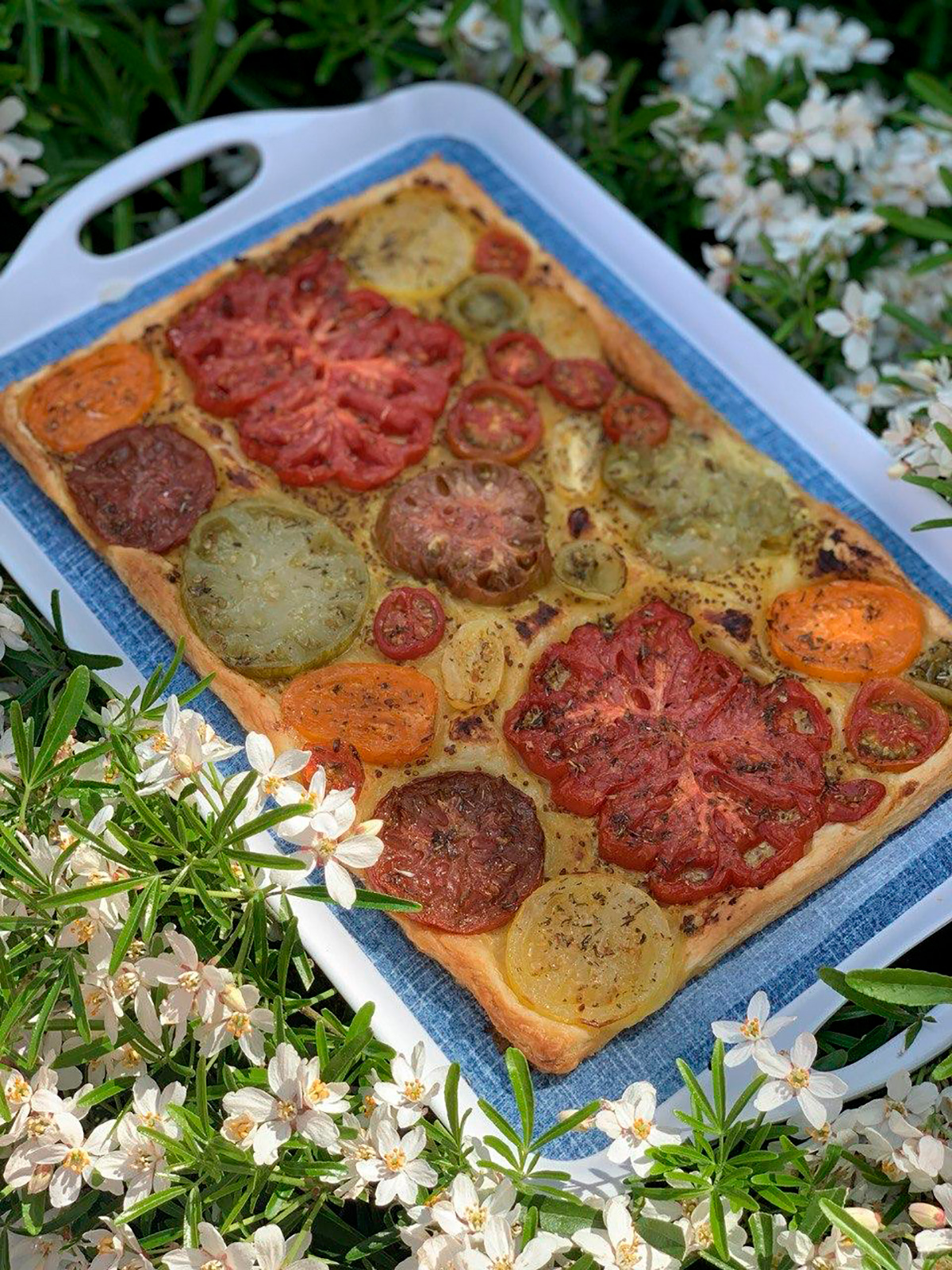 Provençal Tomato Tart with Heritage Herbs
