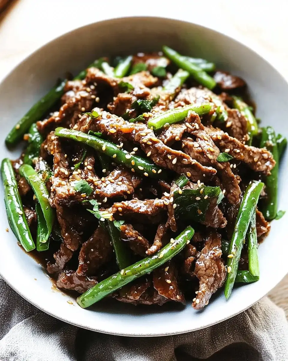 Crispy Sesame-Ginger Beef Stir-Fry
