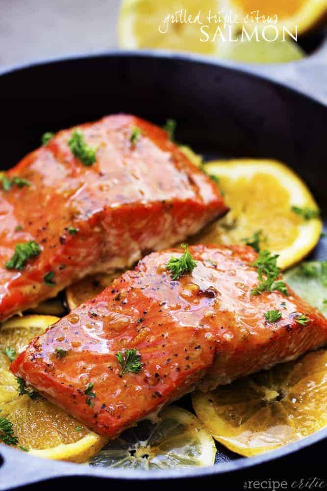 Aperol-Glazed Salmon with Citrus-Herb Pan Sauce