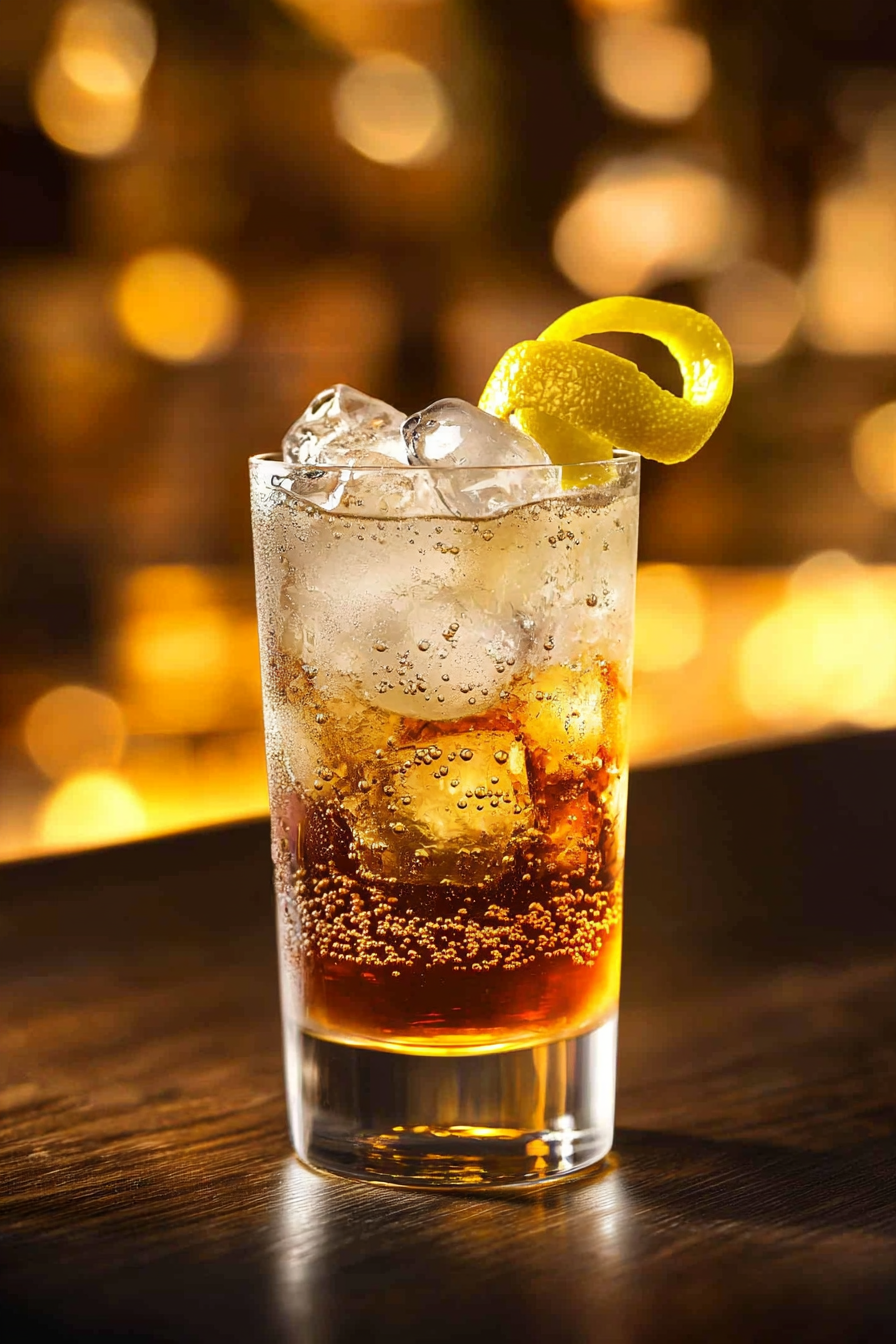 Rye Highball with Orange Bitters