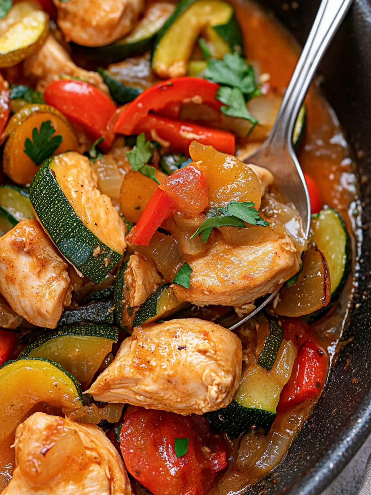 Spiced Chicken and Vegetable Skillet