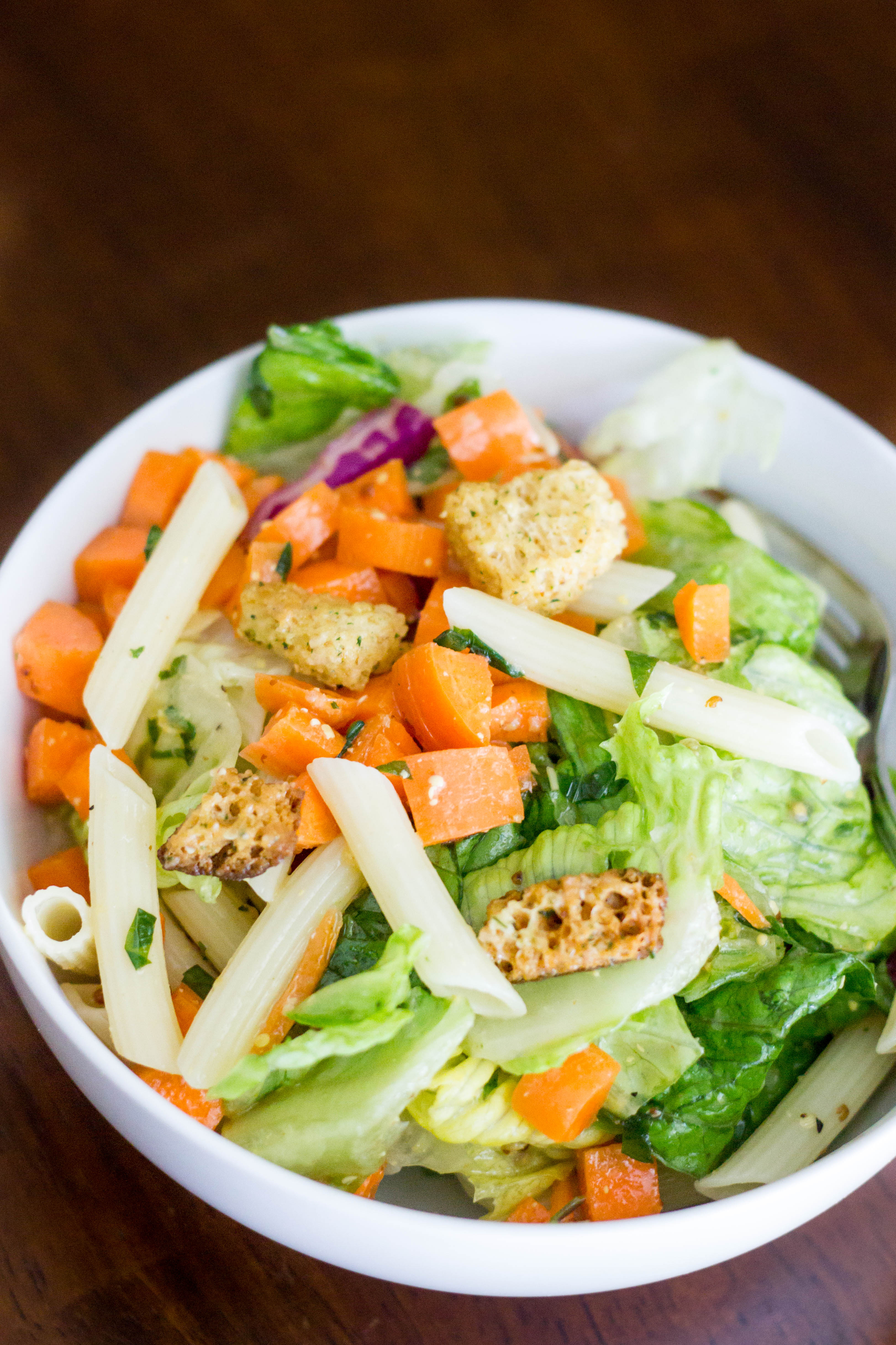 Half-And-Half Pasta Salad with Lemon-Herb Dressing