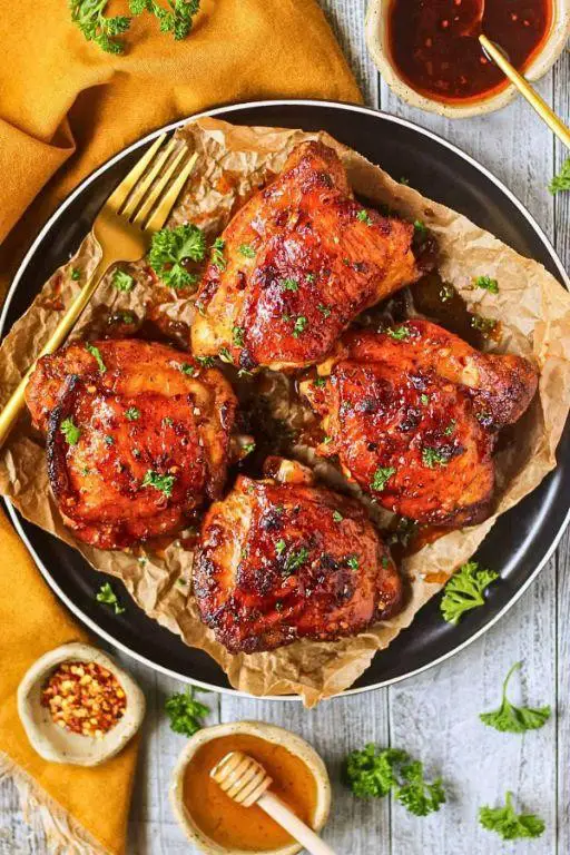 Secret Spice Honey-Glazed Chicken Thighs