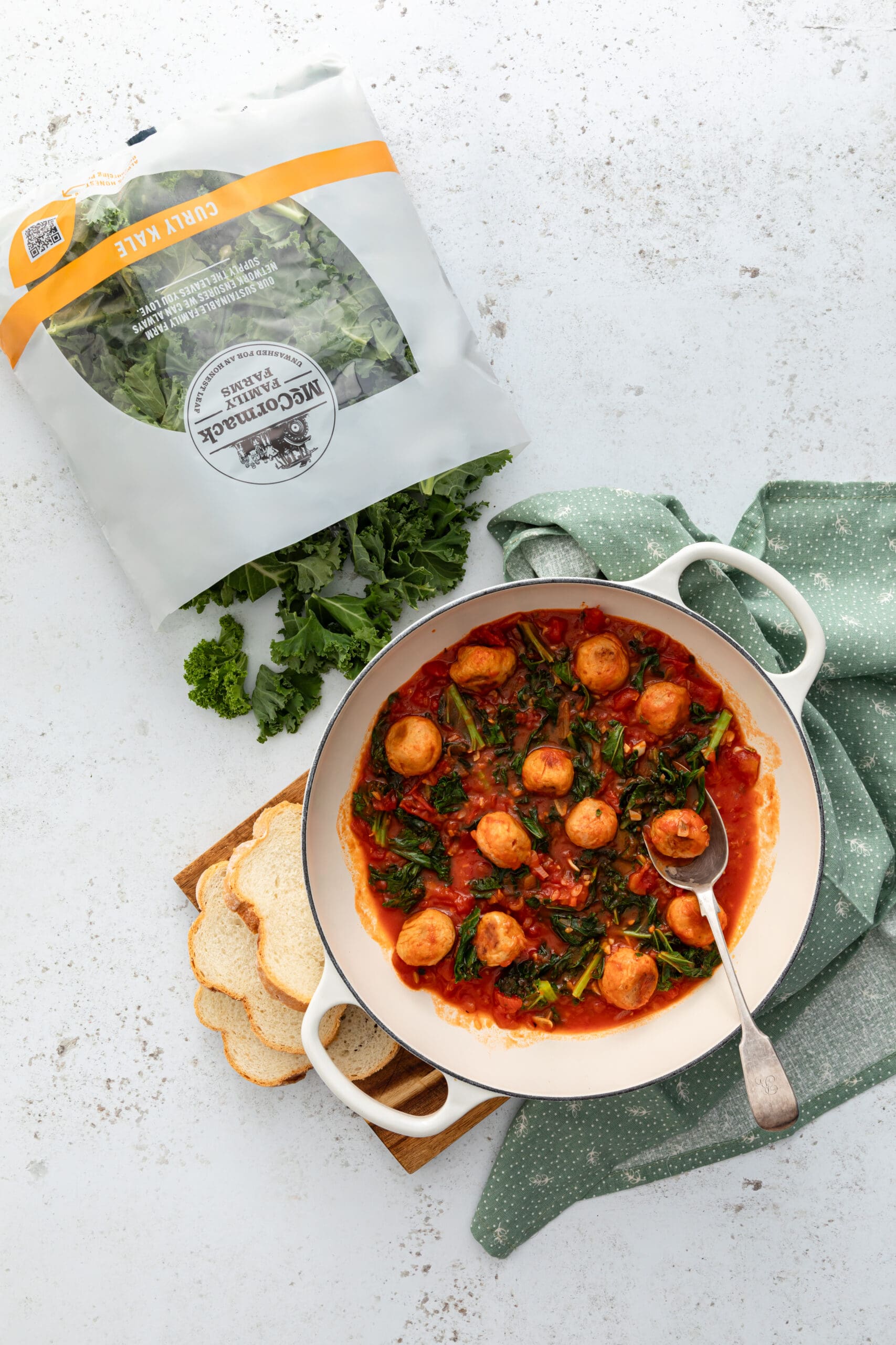 Surname Sausage & Kale Stew