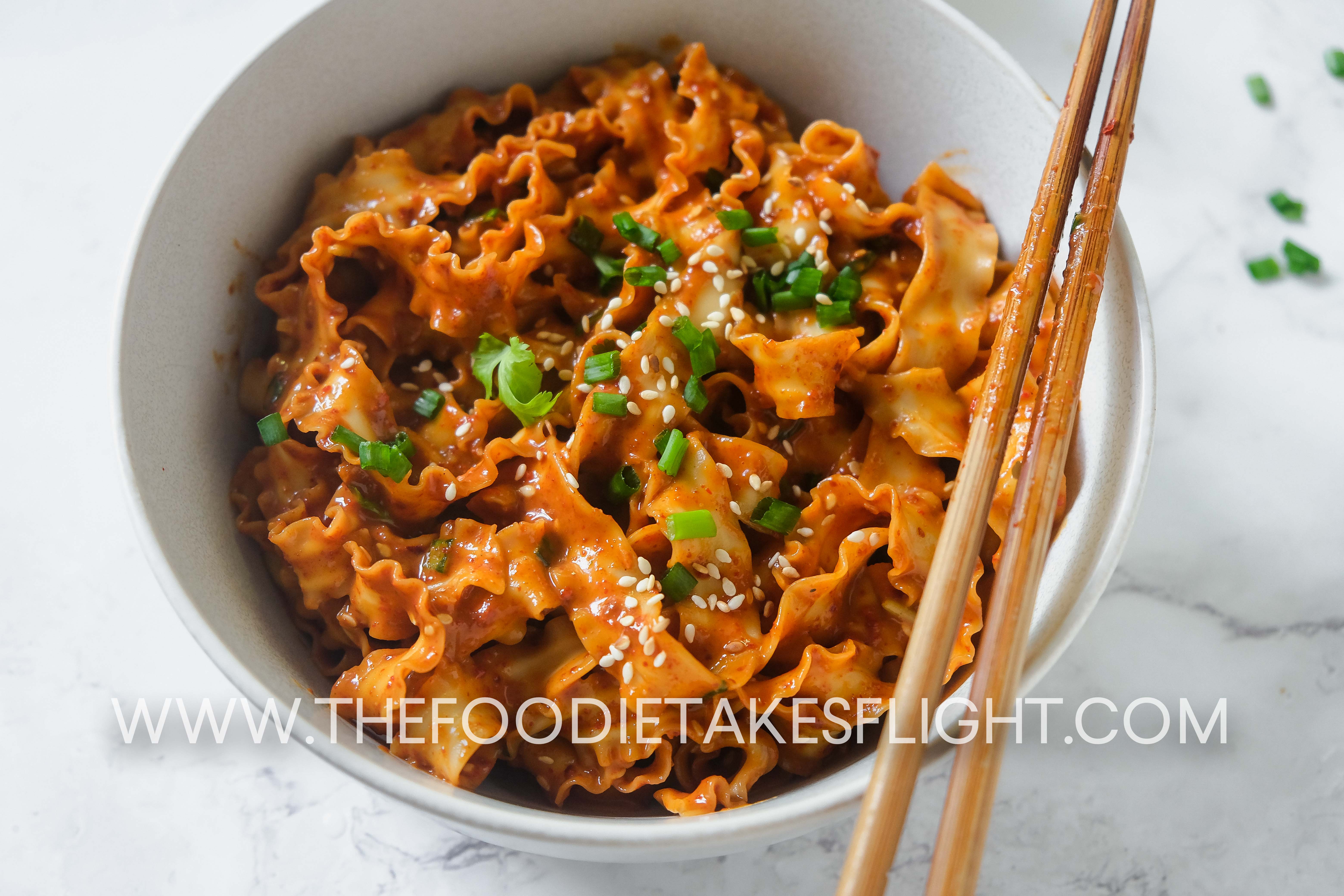 Spicy Peanut-Glazed Stir-Fry Noodles