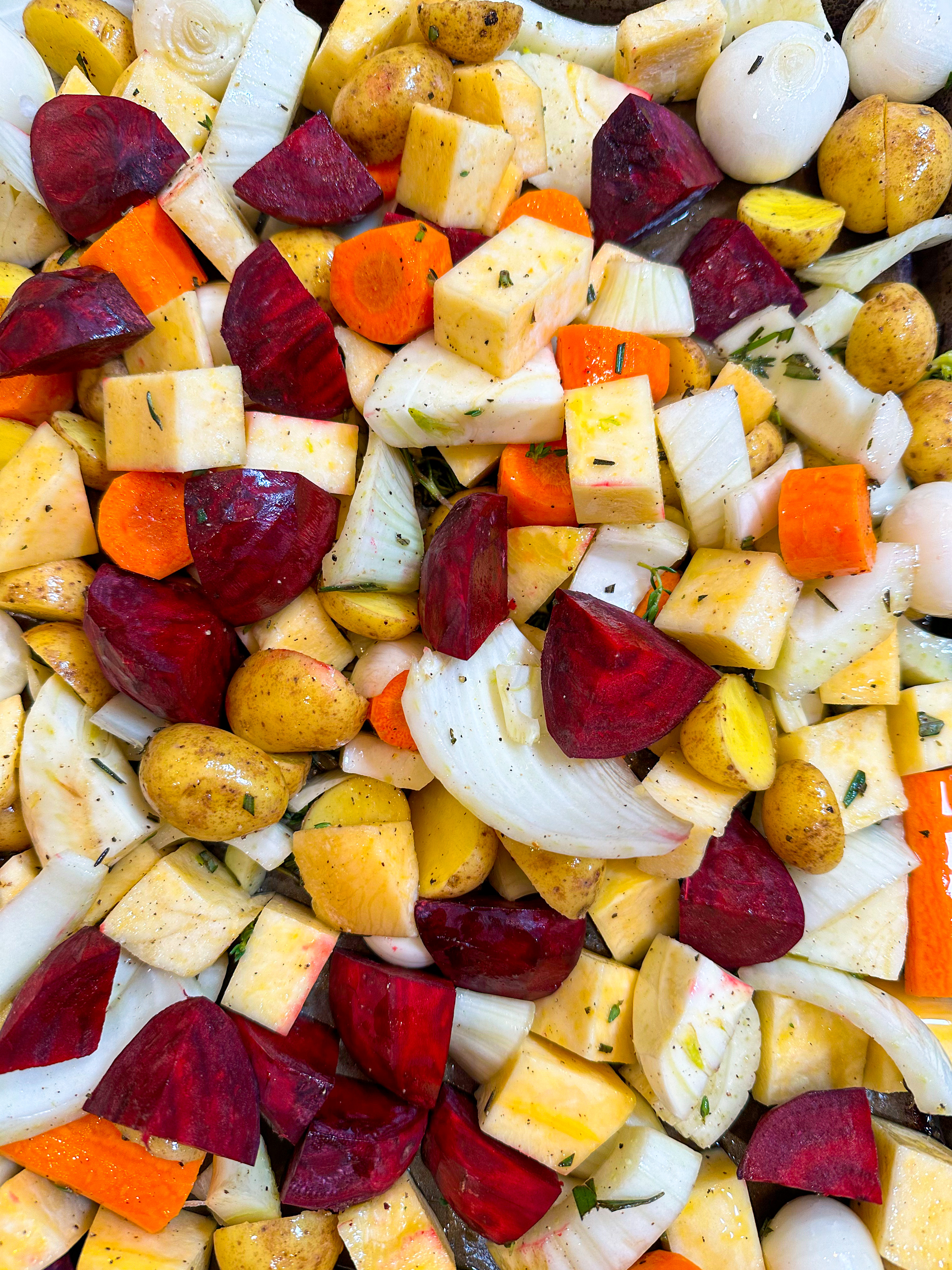True Herb-Roasted Root Vegetables