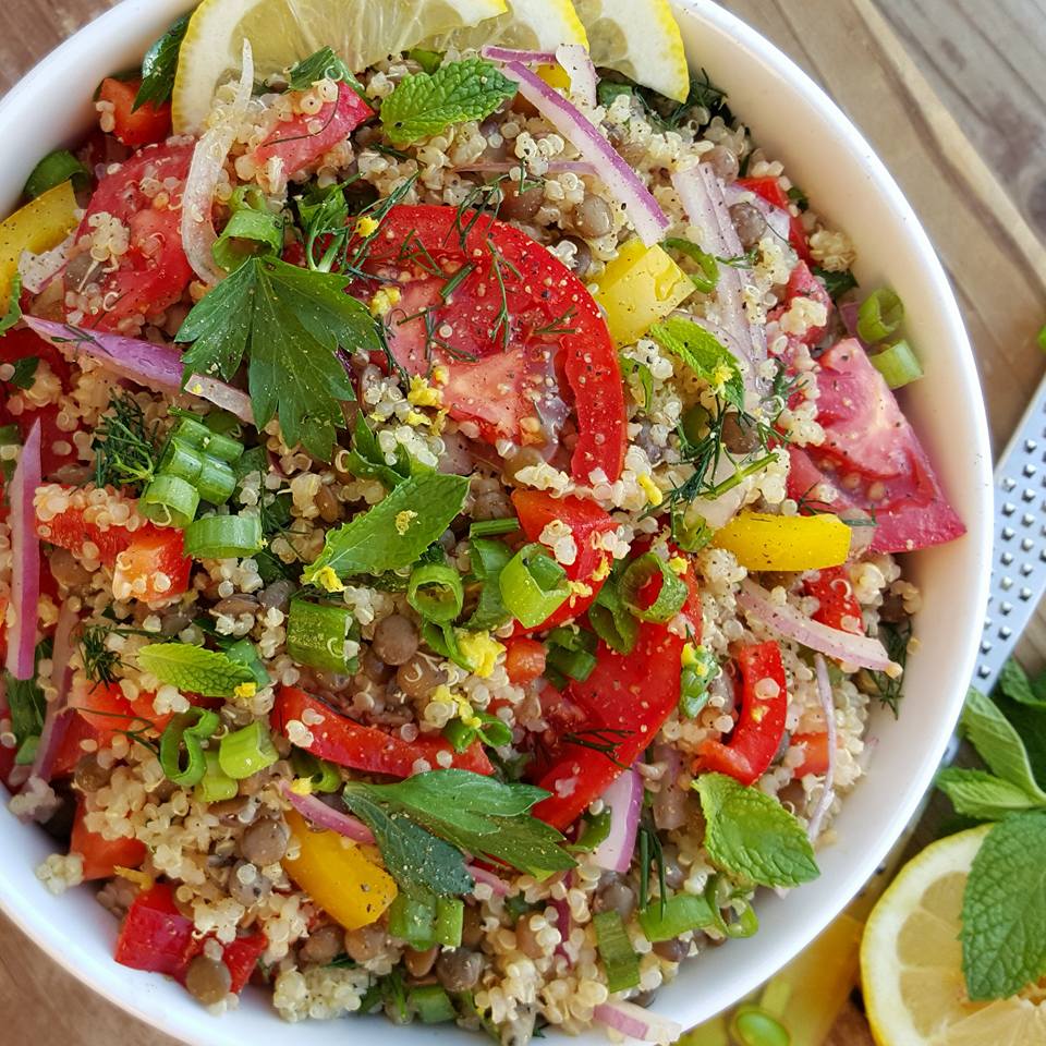 Personalized Quinoa Salad with Herb Vinaigrette