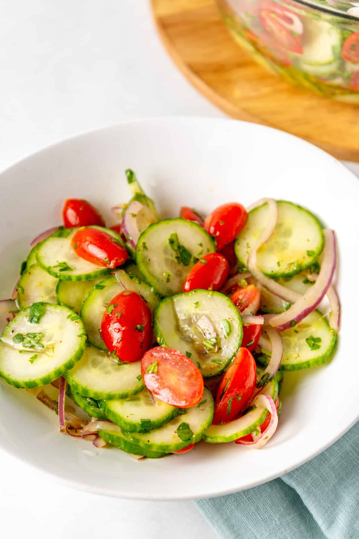 Herb-Infused Tomato & Cucumber Salad