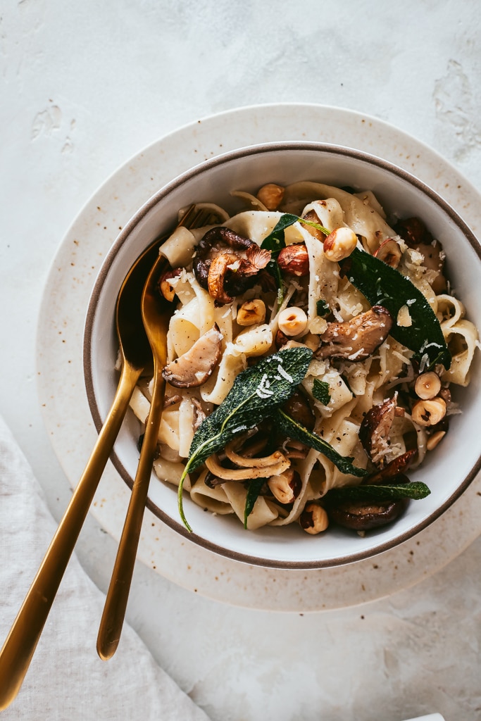 Hand-Pulled Tagliatelle with Brown Butter Sage
