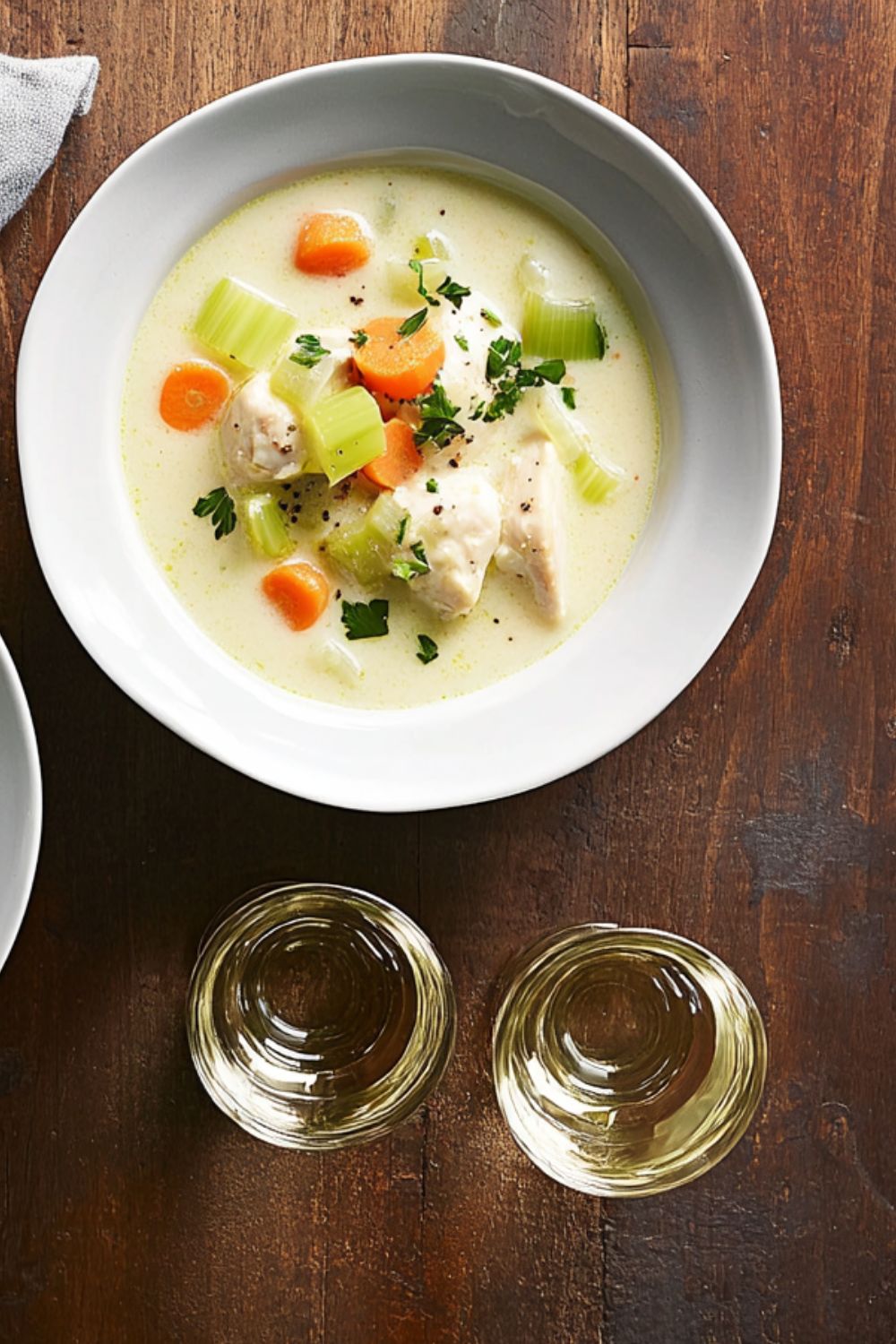 Chicken Waterzooi with Creamy Herb Sauce