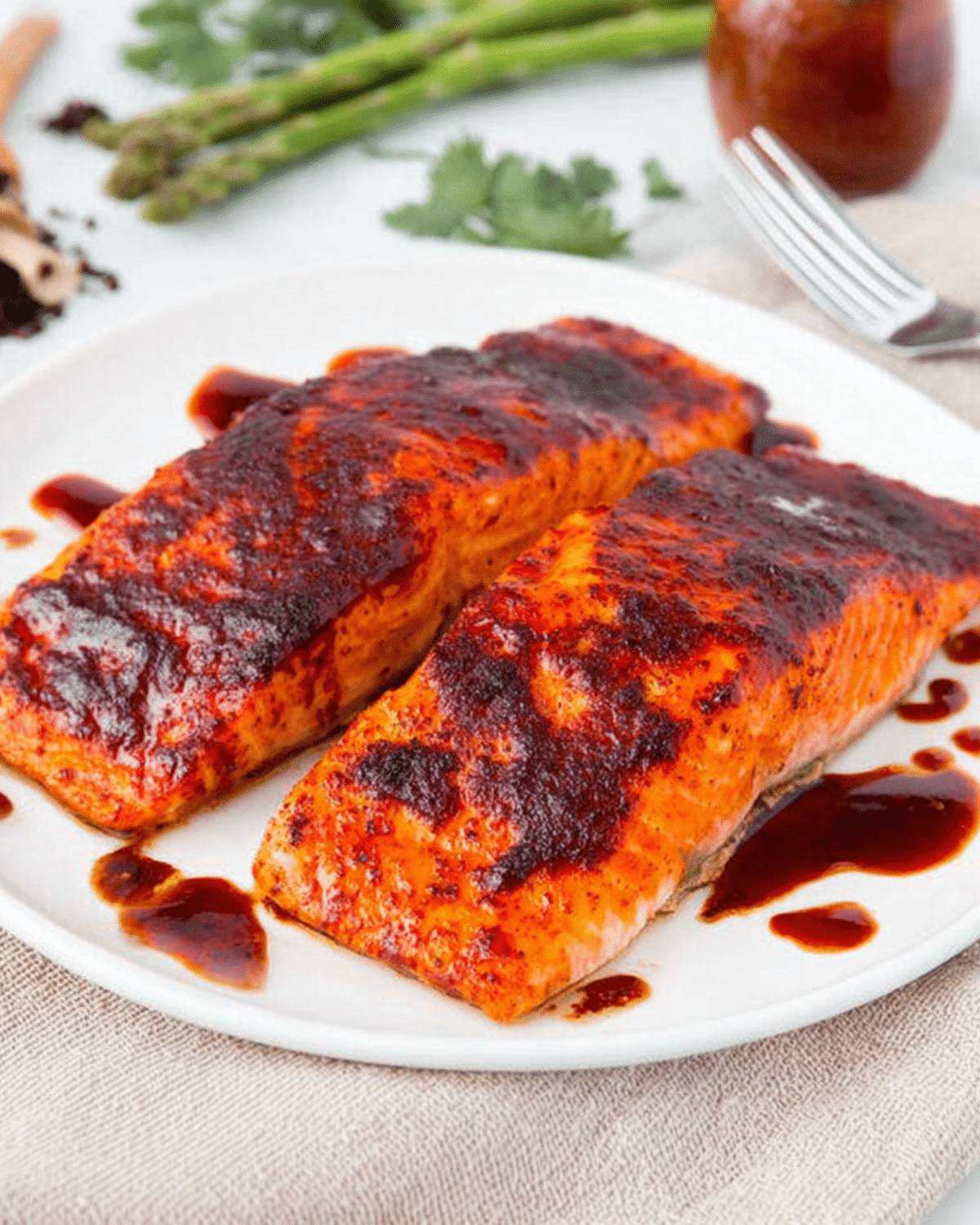 Spicy Maple-Glazed Salmon