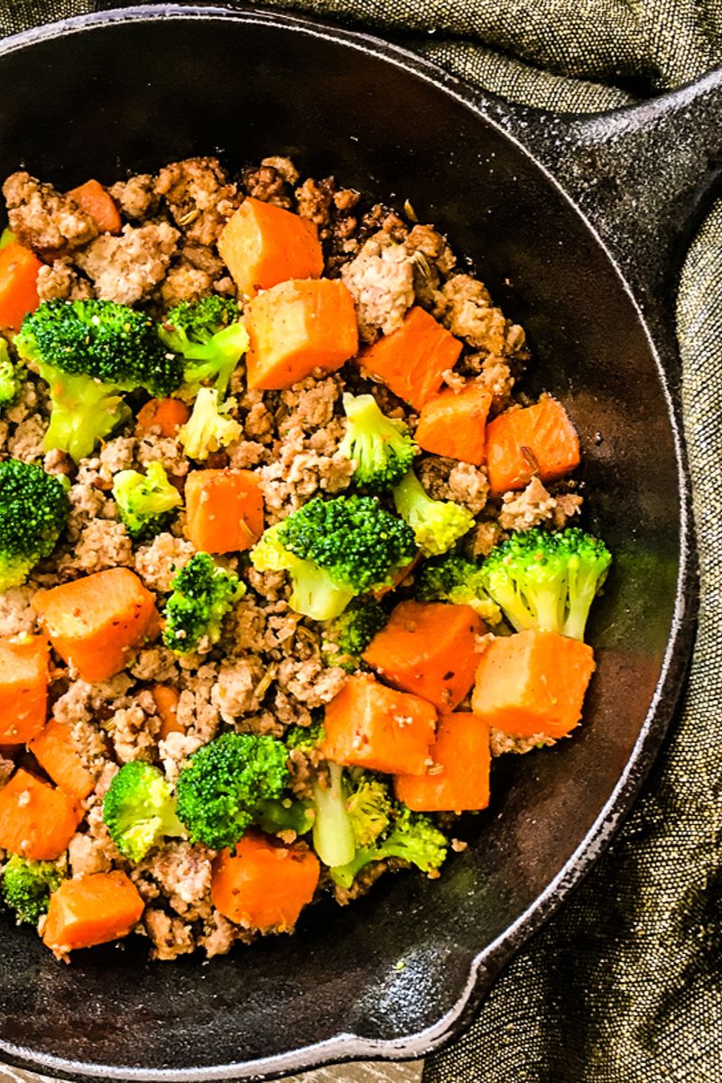 Reboot Turkey & Sweet Potato Skillet
