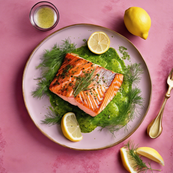 Real Lemon-Herb Grilled Salmon