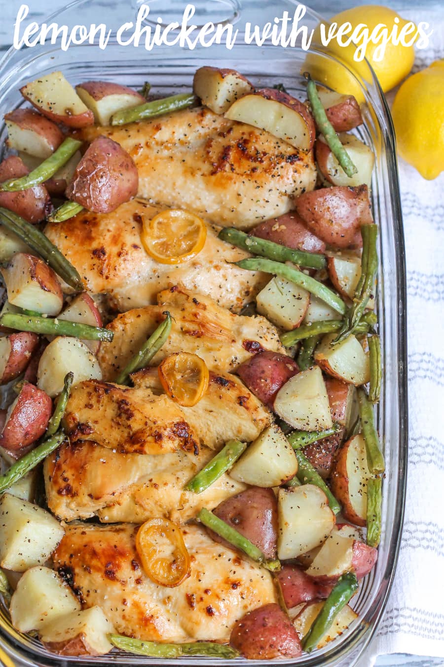 Sun-Dried Tomato & Herb Roasted Chicken with Lemon-Garlic Veggies