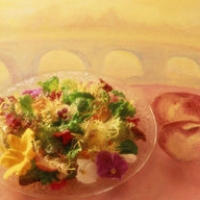 Driftless Wildflower Salad with Honey-Vinaigrette