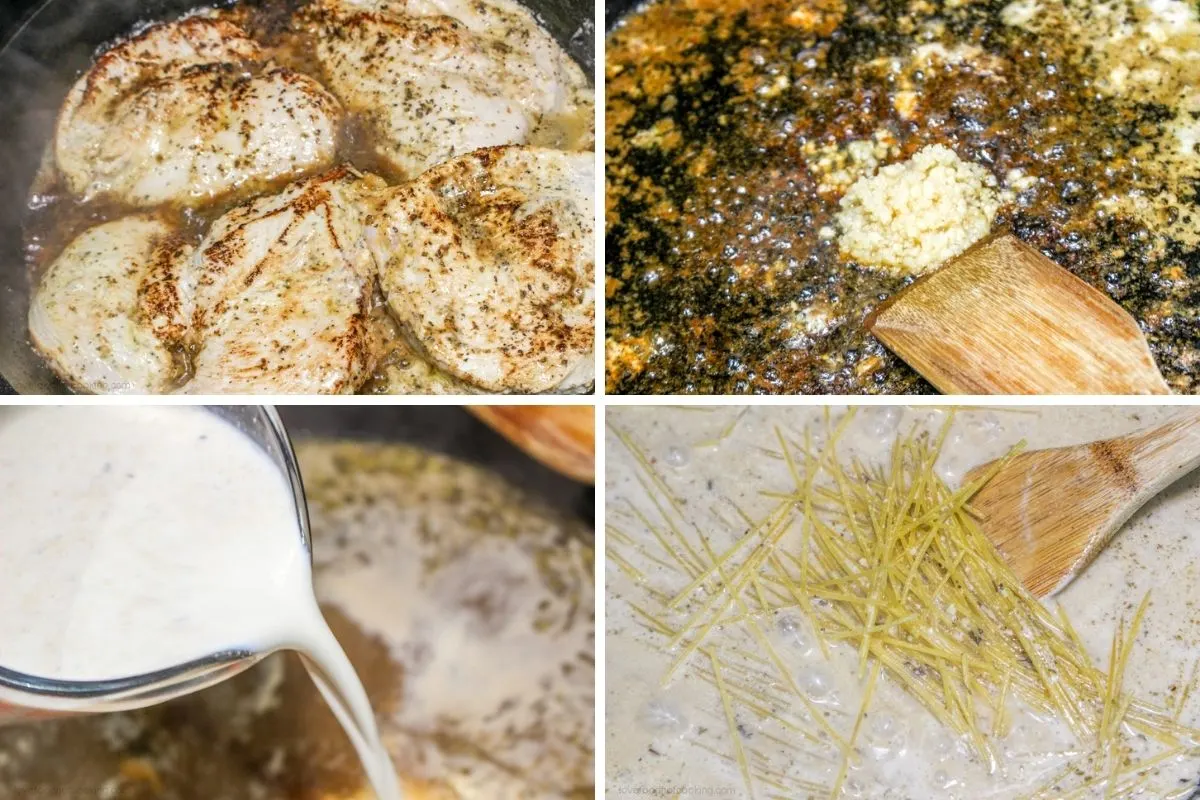 One-Pot Creamy Lemon Herb Chicken Pasta