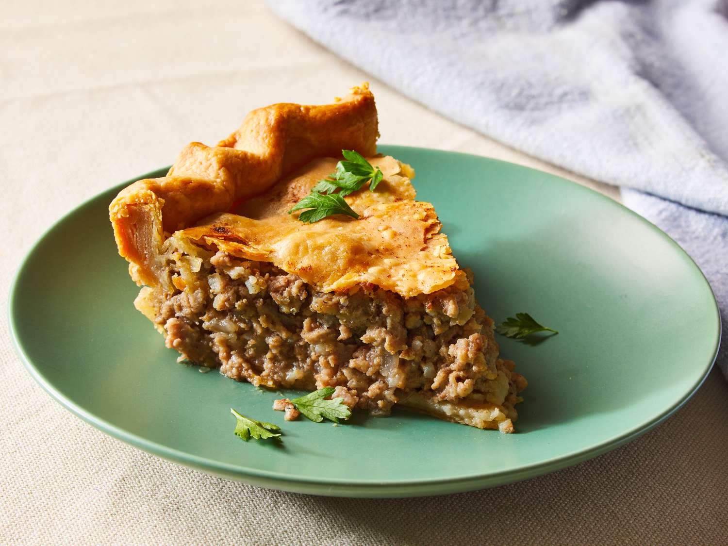 Herb-Infused Beef Tourtière