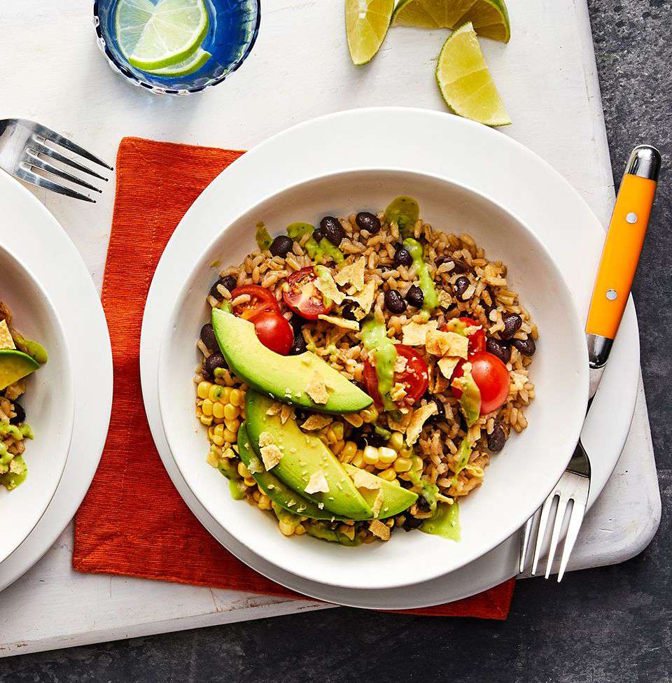 Pantry-Style Bean & Rice Bowl