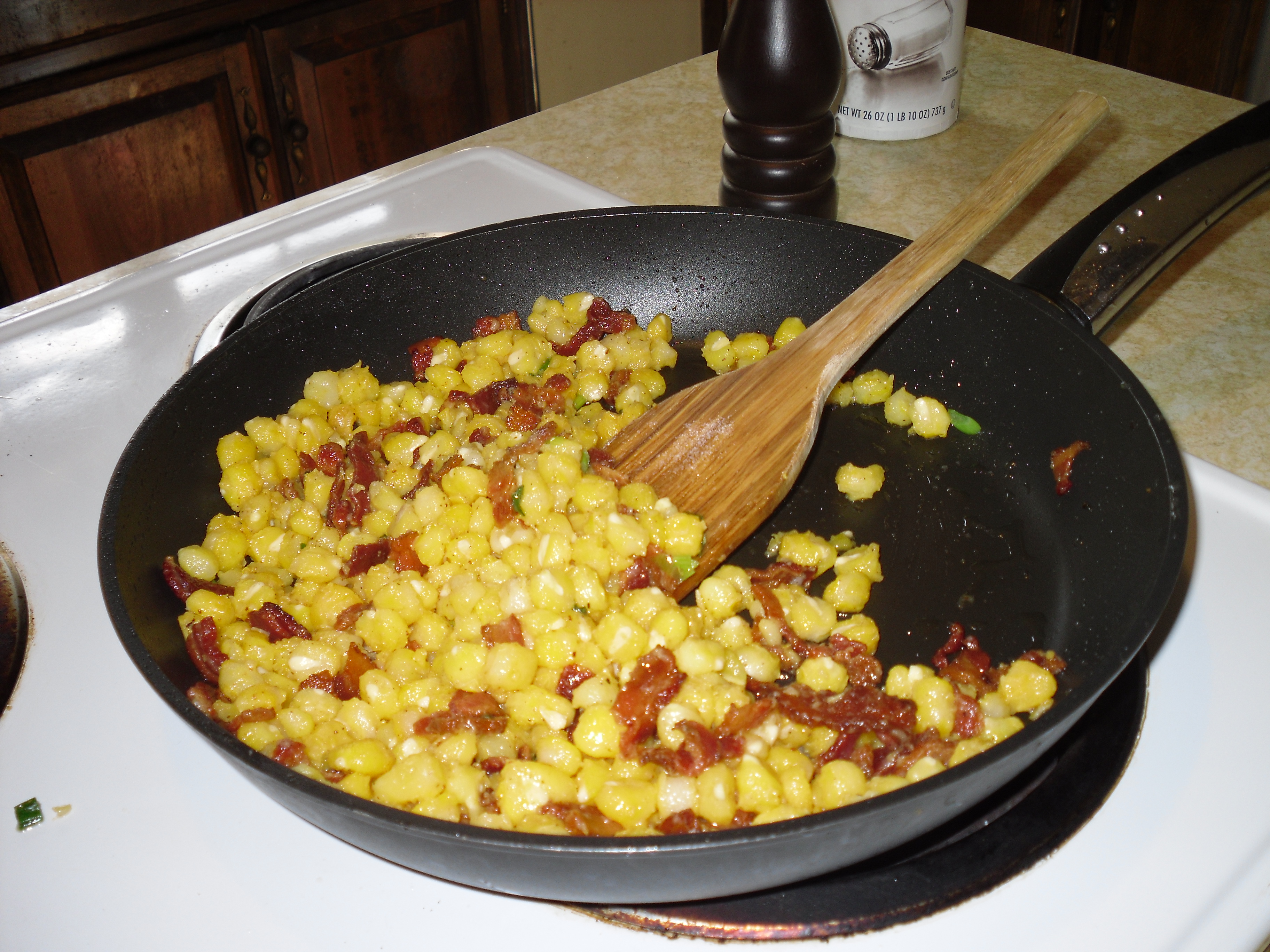 Native Corn & Squash Hash with Foraged Herbs