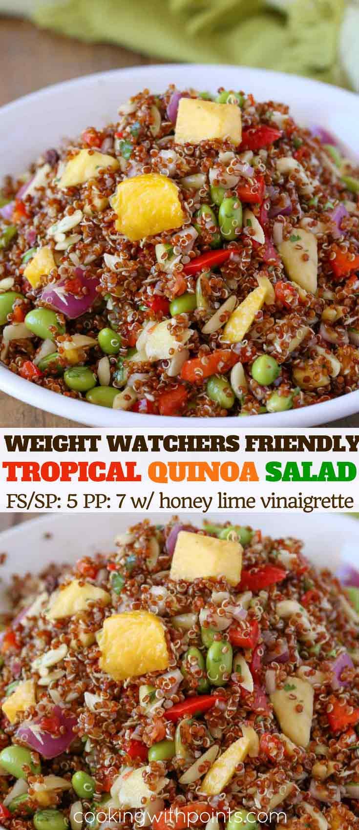 Tropical Quinoa Salad with Tamarind Dressing
