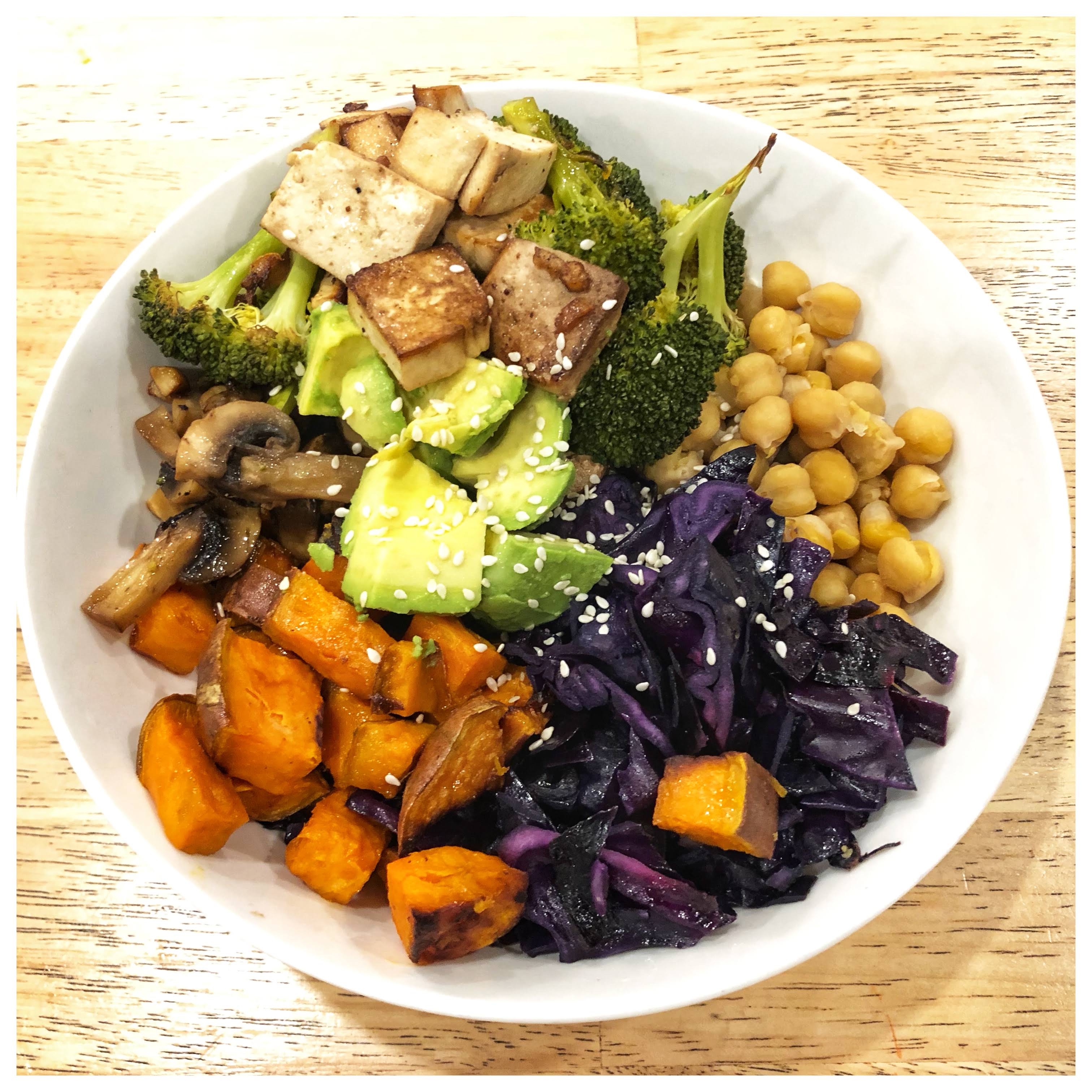 Rainbow Aurora Veggie Bowl
