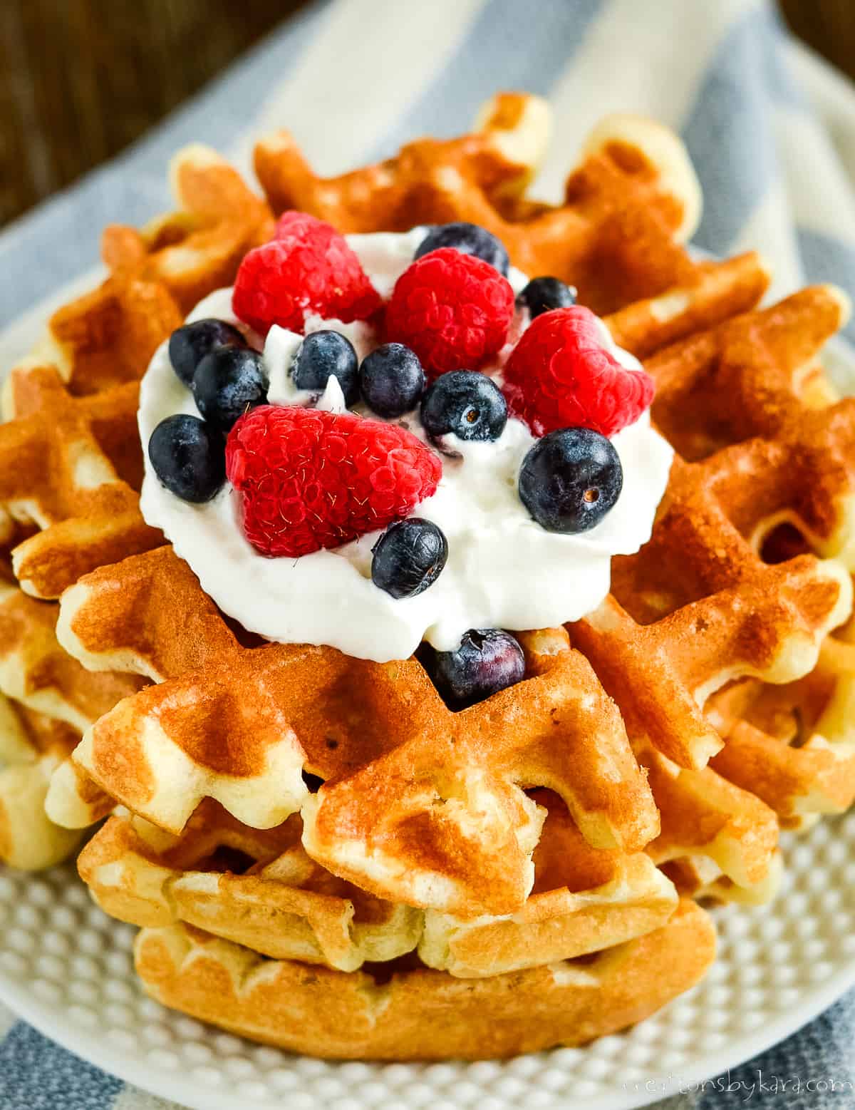 Weird Website Sourdough Waffle Stacks