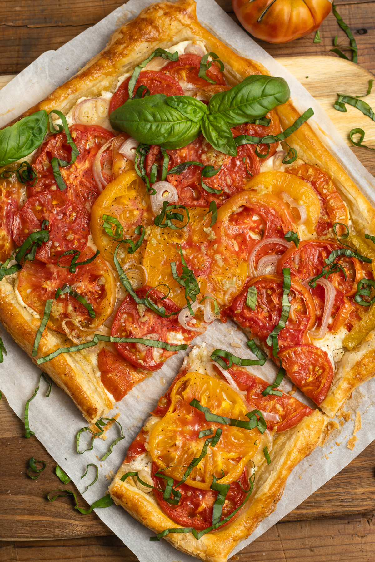 Pantry Staple Tart: Herb-Infused Tomato & Goat Cheese Tart