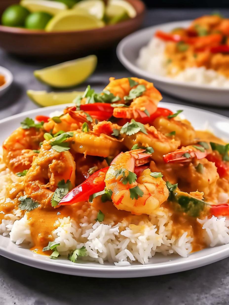 Tropical Coconut Shrimp Curry