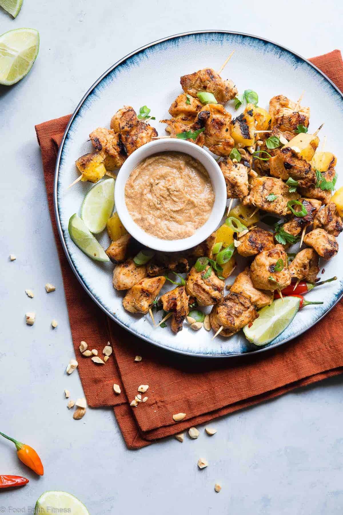 Island-Style Grilled Chicken Skewers with Pineapple Salsa