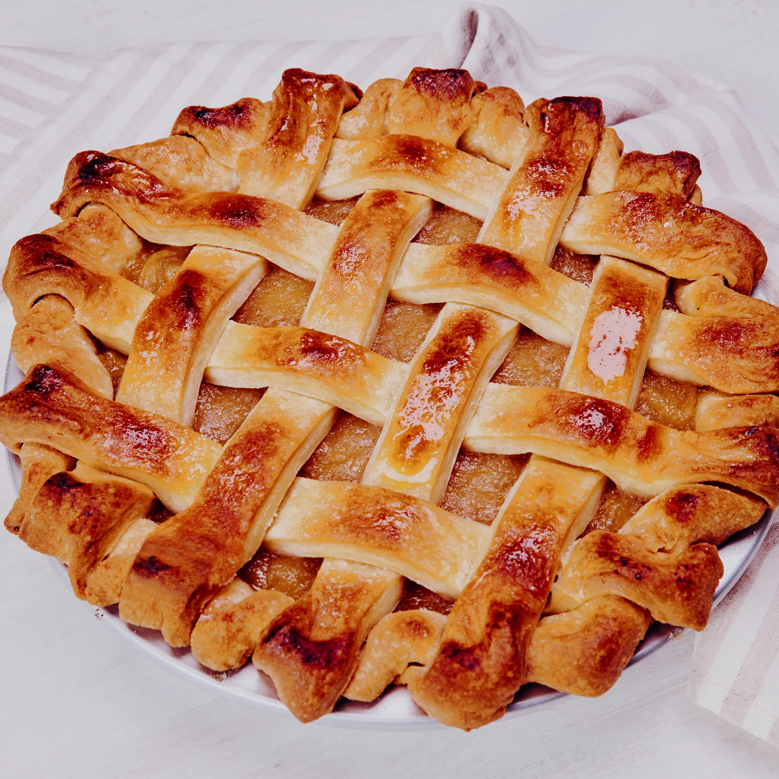 Grandma's Apple Pie with Lattice Top