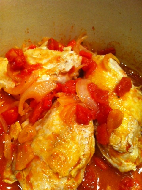 Herb-Roasted Chicken with Garden Peppers & Tomatoes