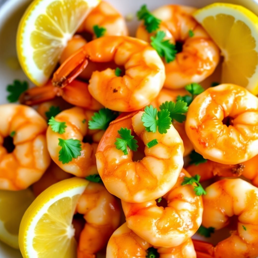 Giggling Garlic Butter Shrimp with Lemon Zest