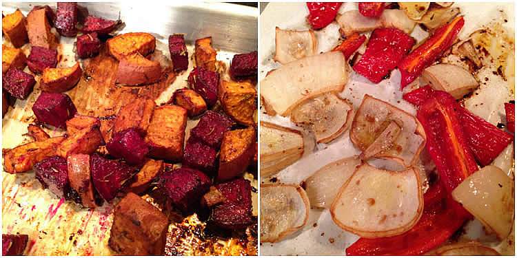 Antioxidant Roasted Veggie & Chicken Salad