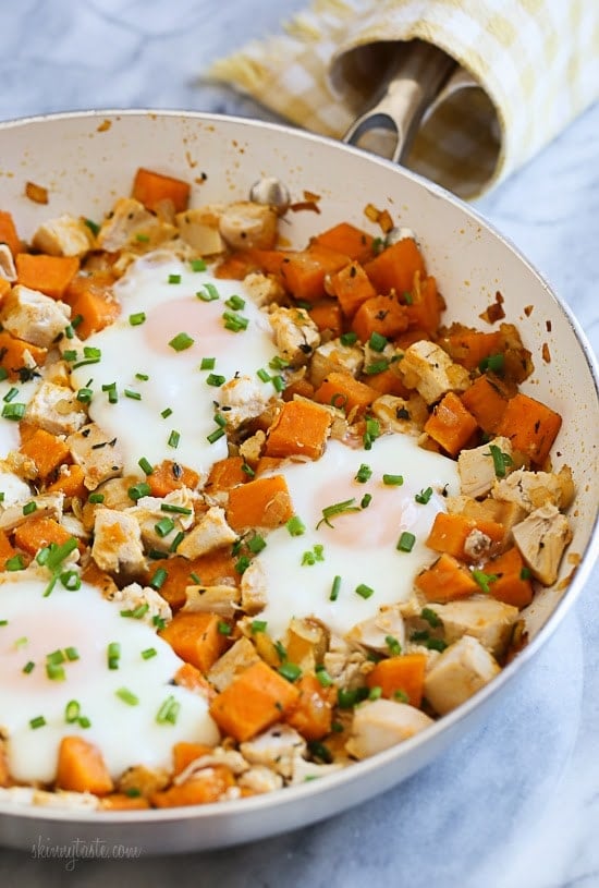 Energy-Boosting Sweet Potato & Chicken Hash