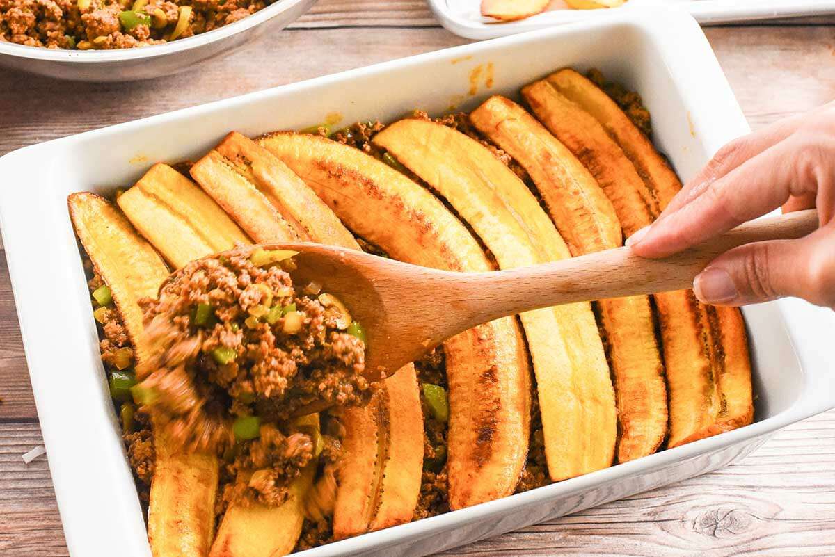 Plantain and Beef Stew: Puerto Rican Pastelón