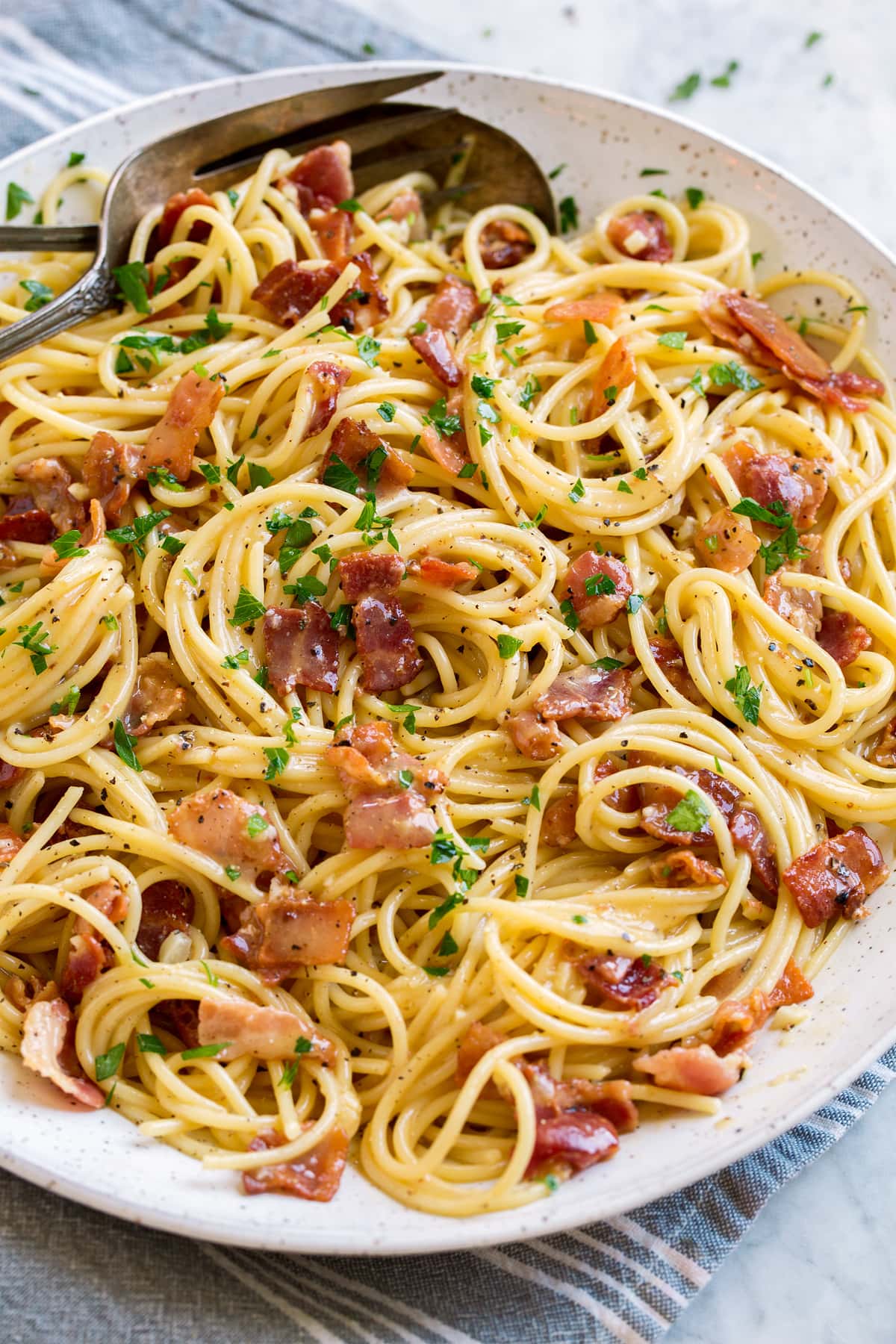 Retro Fresh Hotel Spaghetti Carbonara