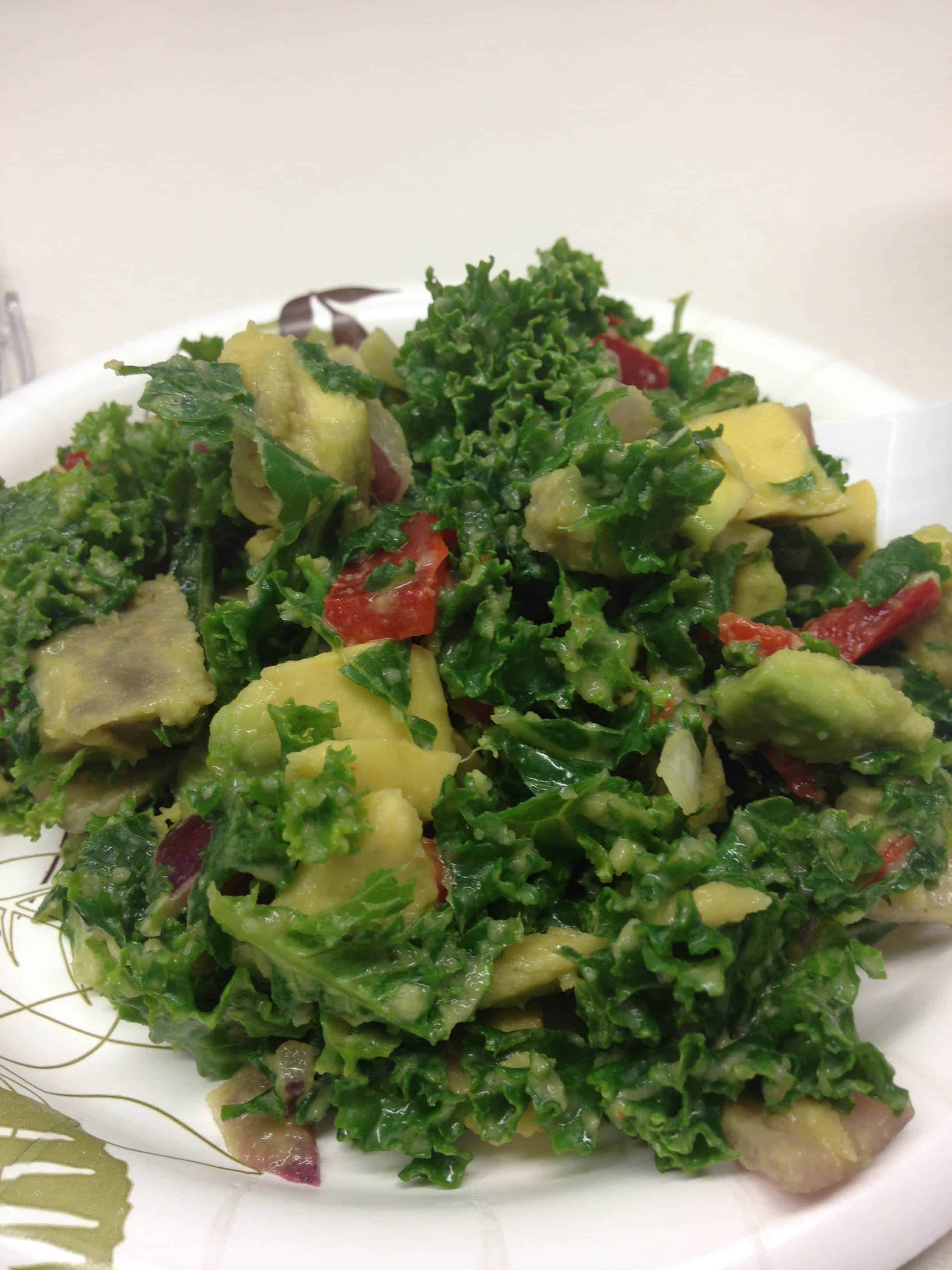Skin-Soother Avocado & Kale Salad