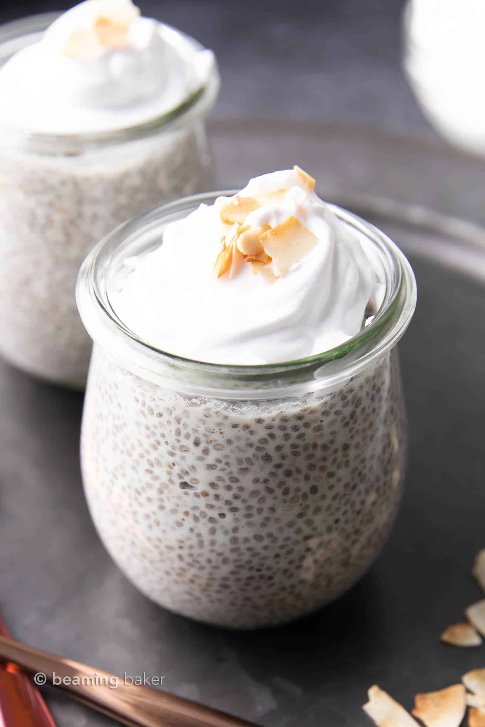 Berry-Infused Coconut Chia Pudding
