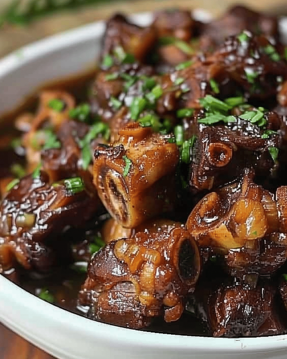 Braised Oxtail with Epazote