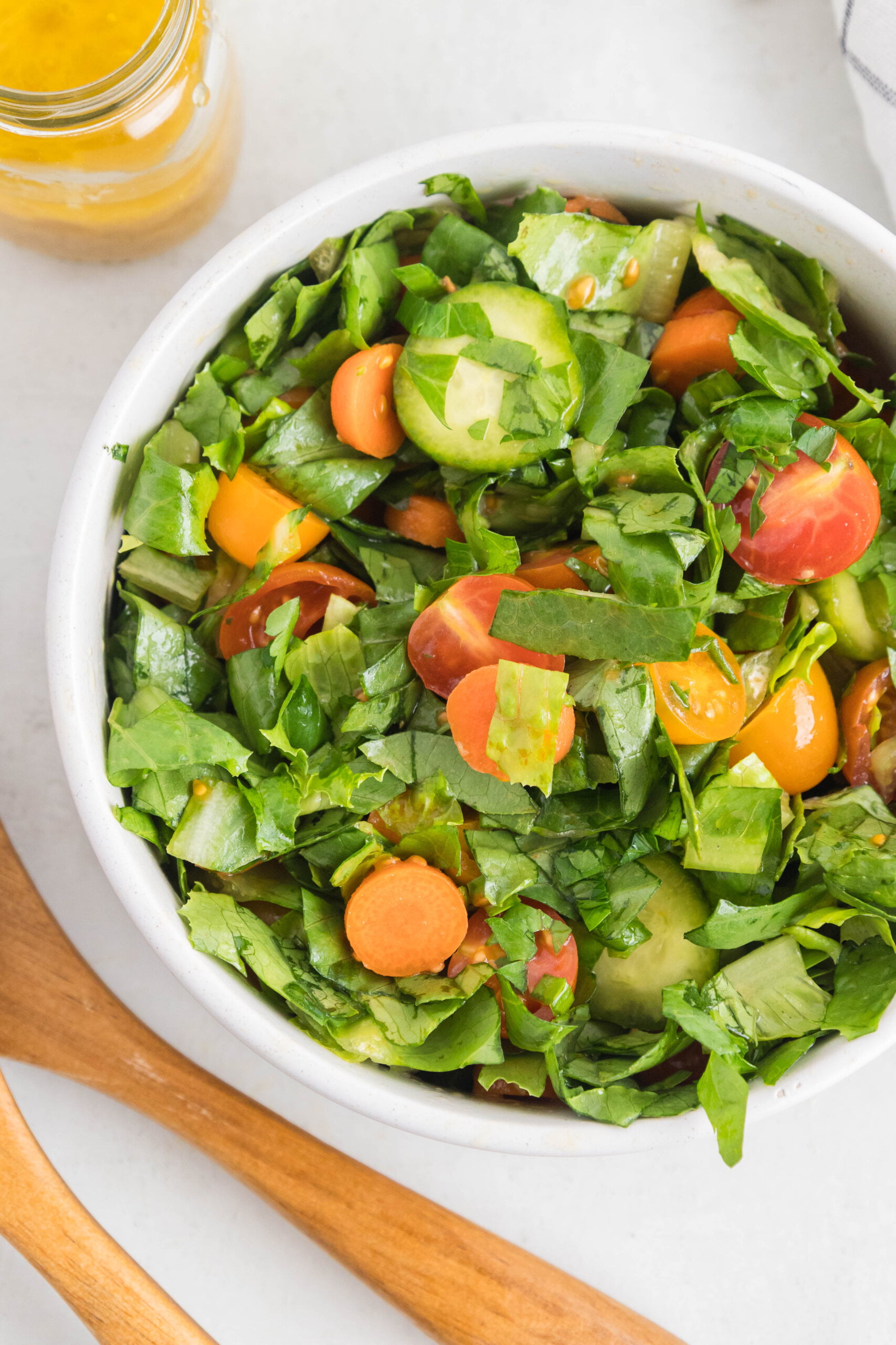 Fresh Community Garden Salad with Lemon-Herb Vinaigrette