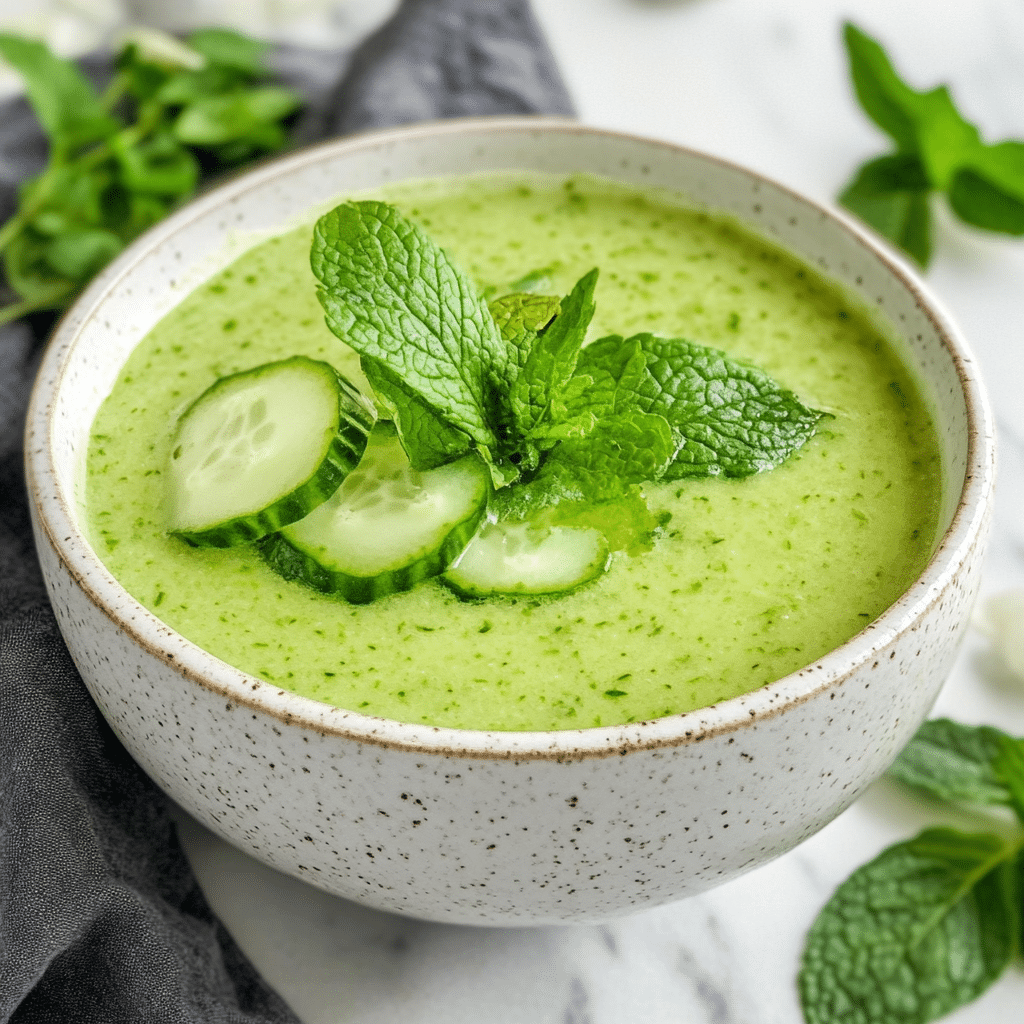 Cucumber-Mint Hydrating Broth