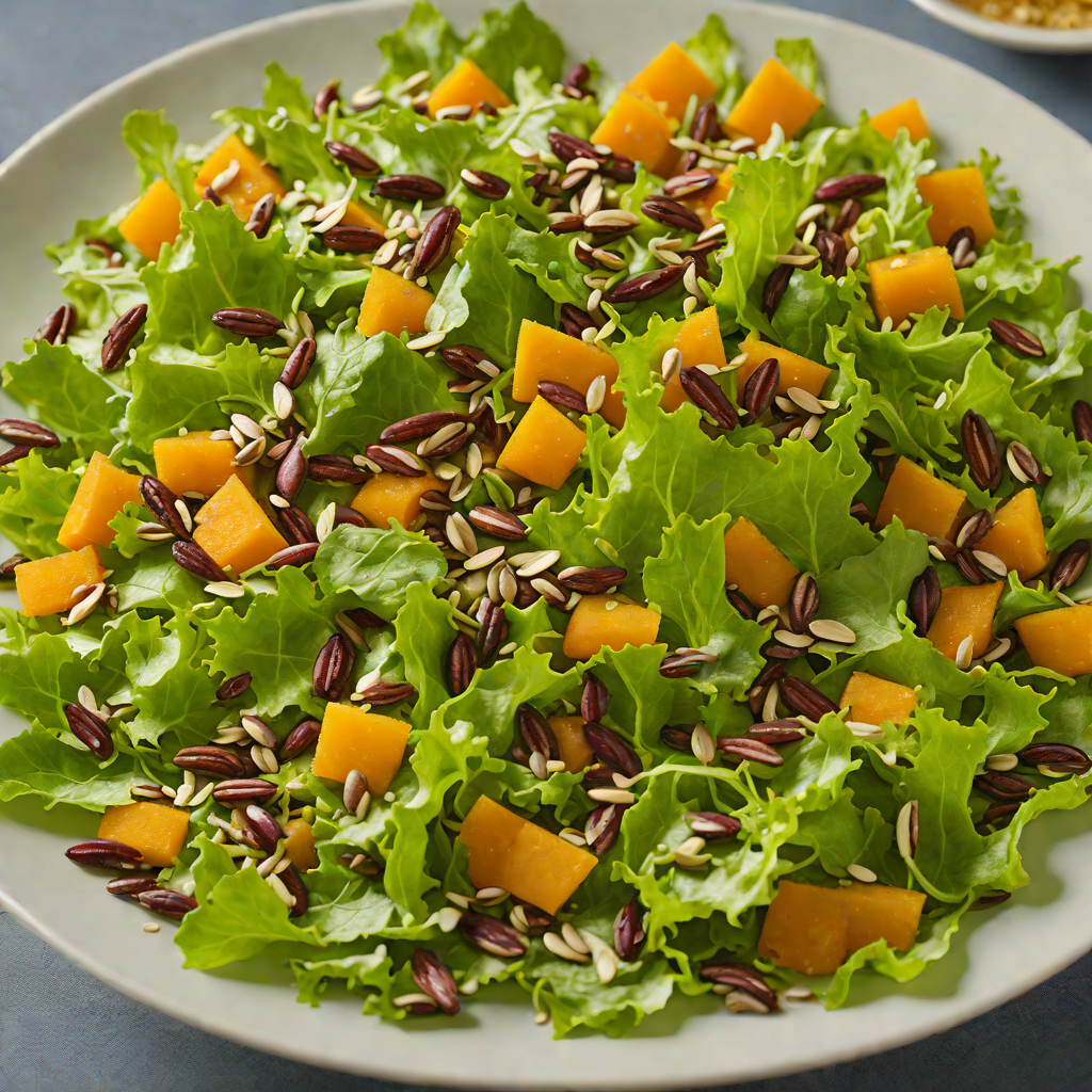 Green Salad with Pumpkin Seeds