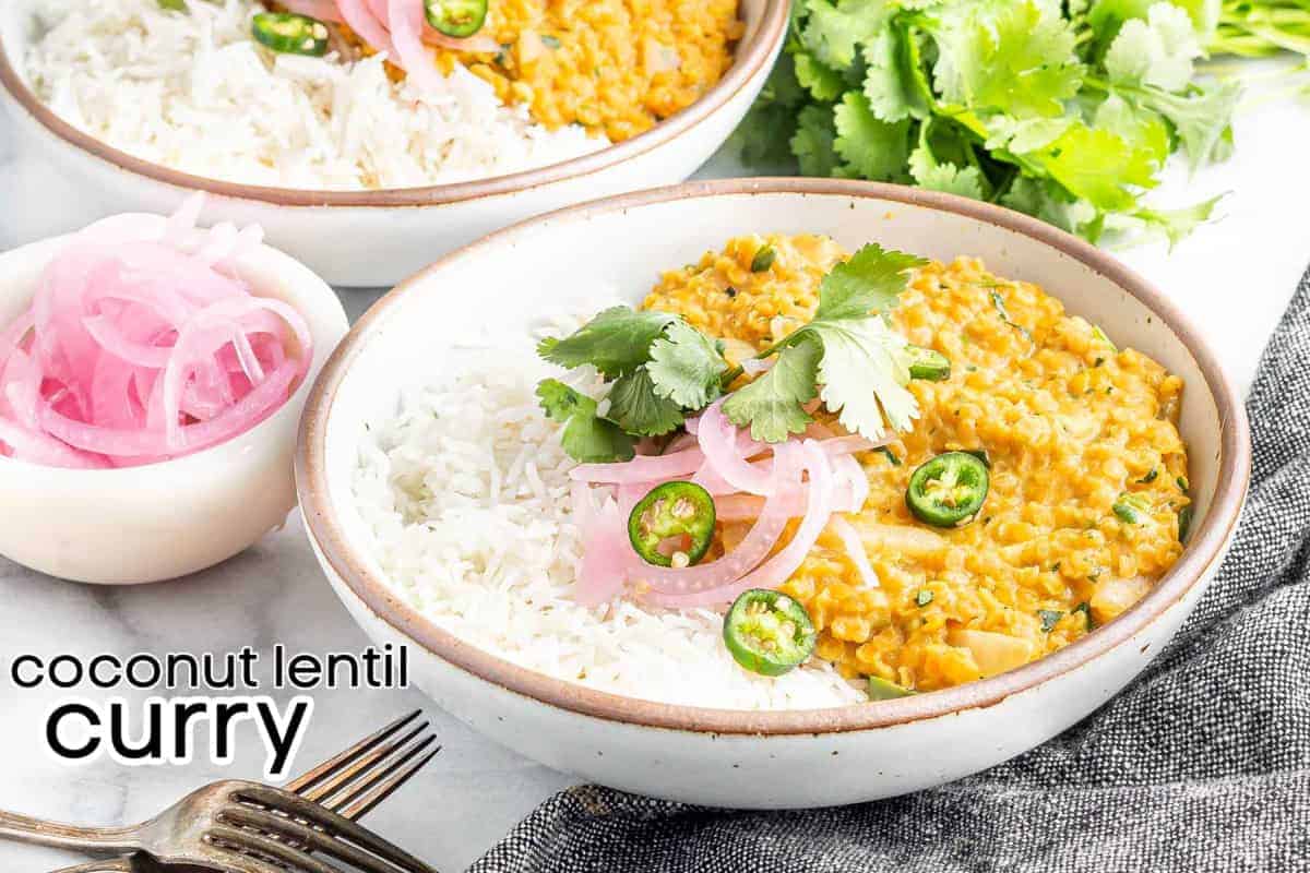Velvety Coconut Lentil Curry