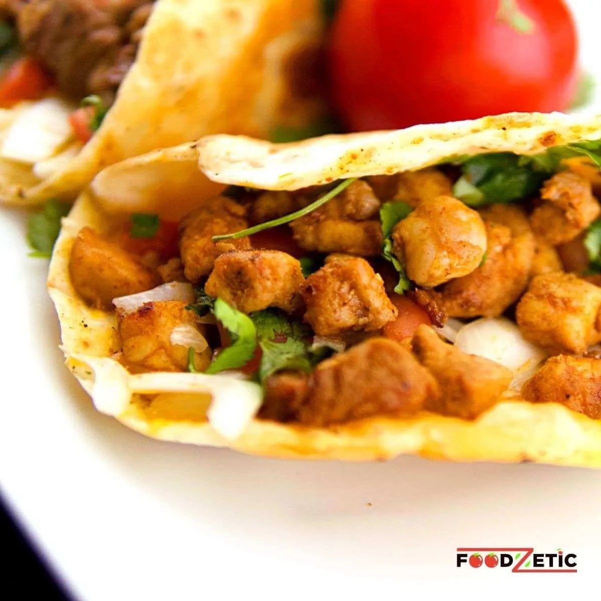 Crispy Pork Tacos with Spicy Salsa