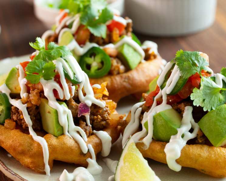 Funnel Cake Crispy Tacos
