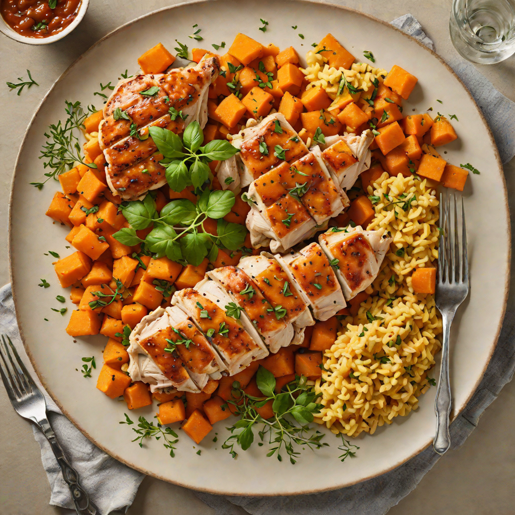 Slow-Cooked Herb Chicken with Sweet Potato Mash