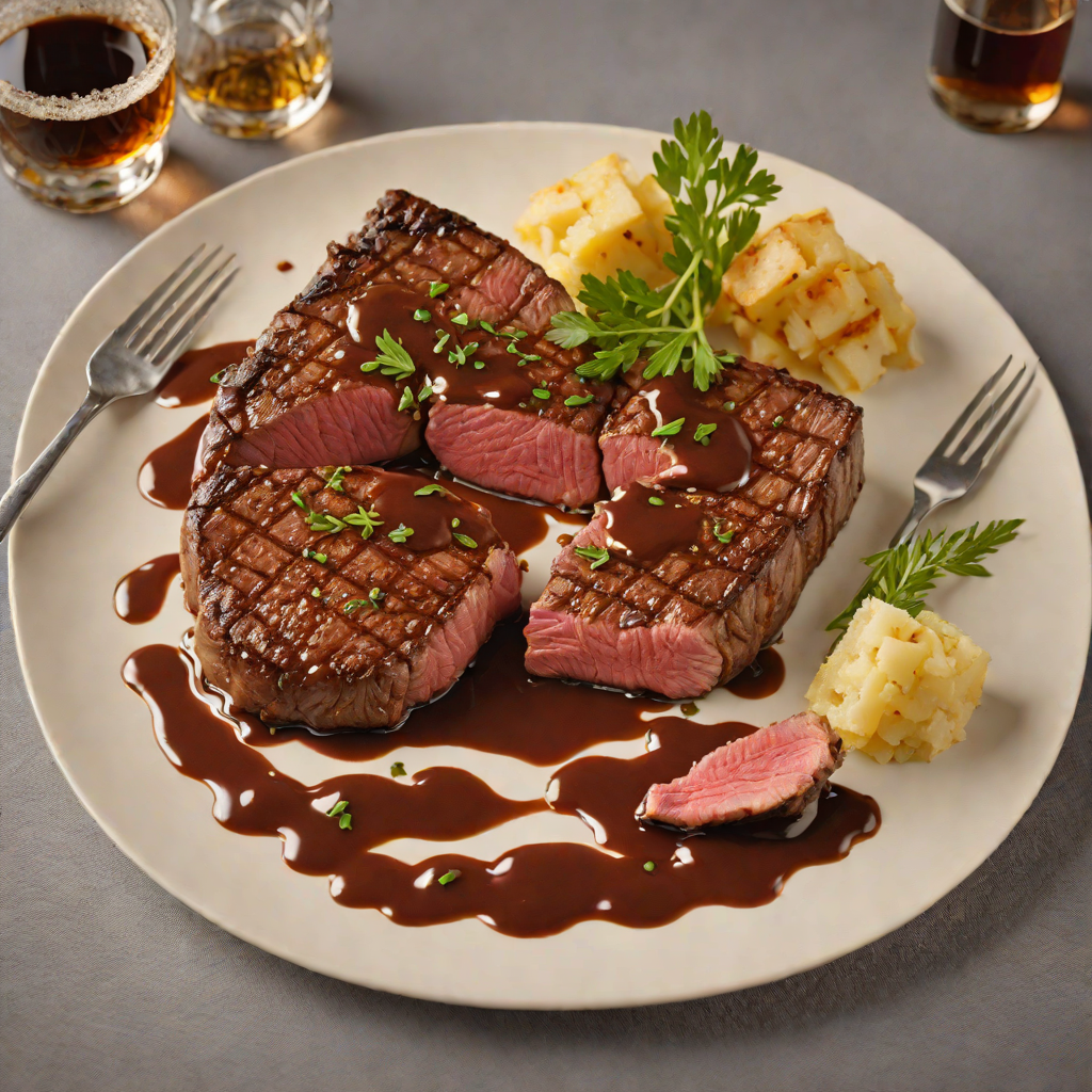 Sablon Brasserie Steak with Beer Reduction
